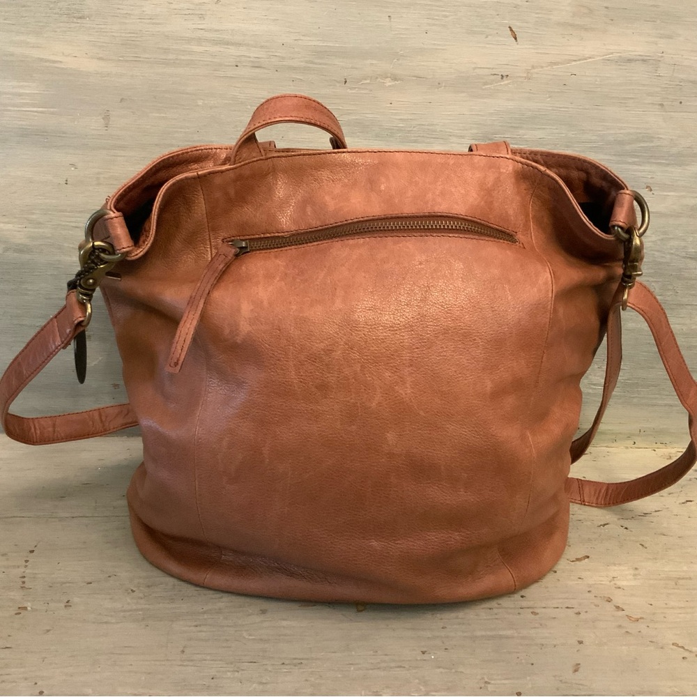 Day & Mood Leather Shoulder handbag Like New - Picture 4 of 10